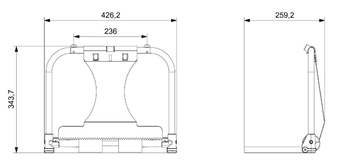 AD60000 Wieszak na czyściwo przemysłowe - obrazek 2